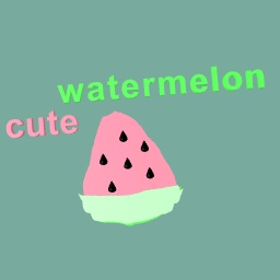 cute watermelon