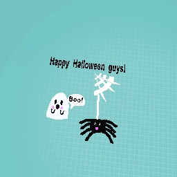 The spider loooks like it has sees a ghost :)