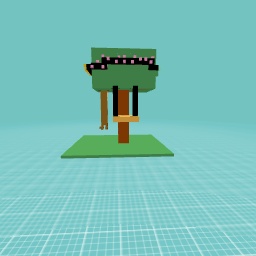 Tree with rope,swing and fairy lights.