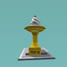 Princess unicorns winners cup