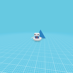 Boy is in a lifeboat