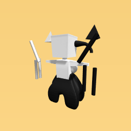 white an black queen