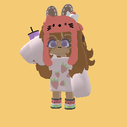 Strawberry cat