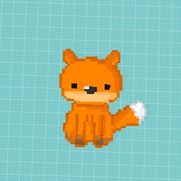 Quick fox pixel art