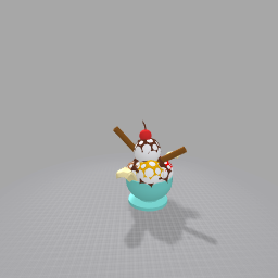 Giant Deluxe Ice Cream Sundae