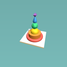 creativity of rainbow ideas tower