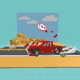 Desert Car Crash