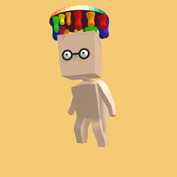 Rainbow Umbrella Hat!