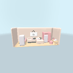 Inside of cute player’s home