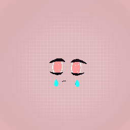 Cute girl crying