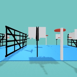 Big basketball court