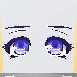 kawaii blue anime eyes