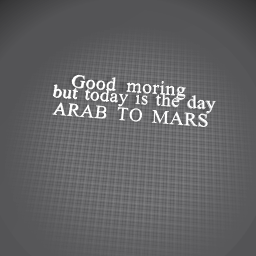 good morineg mars