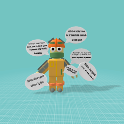 The protective gear/clothing for challenge