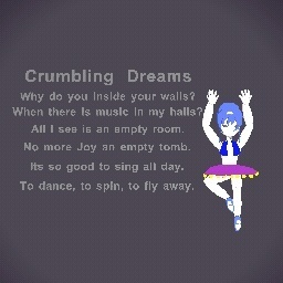 Crumbling dreams Lyrics (Its the song ballora sings in FNaF SL)
