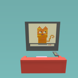 iii me and the tv+cat K.K