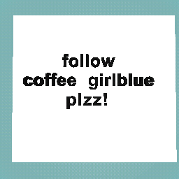 coffee girlblue