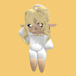 Angel but with neck lass