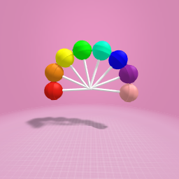 rainbow lollipops