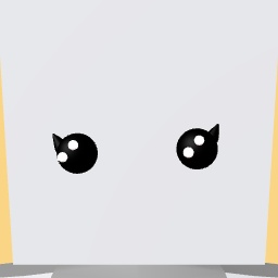 Cute eyes with shine