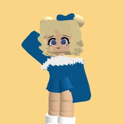 Cute blue pjs girl preppy