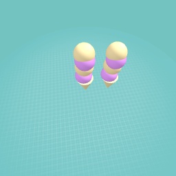 Double decker ice cream