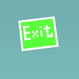 The exit sign