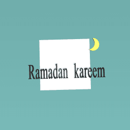 Ramadan kareem :D