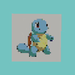 Pixelated Squirtle  ピクセルゼニガメ
