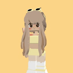yellow summer girl