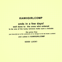 KAWIIGIRLCOMP UPDATE!!!