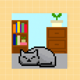 Cat Sleeping in a Room