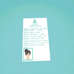 My Makers empire certificite