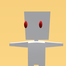 Red glowing eyes