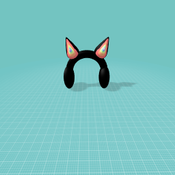 rainbow cat headphones