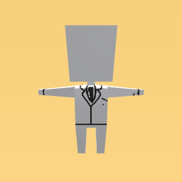 Black and white suit