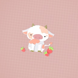 Strawberry cow