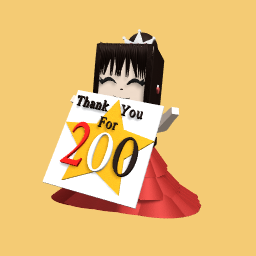 200 followers thank you! :D
