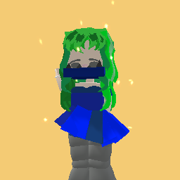 What i think dekus sis would look like :D DONT JUDGE (also credit to who made this hair) :)