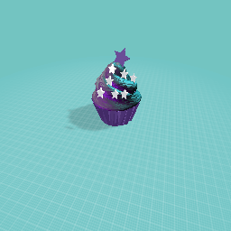 galaxy cupcake