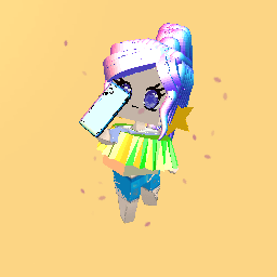 Rainbow lady