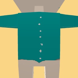 Buttoned top cyan