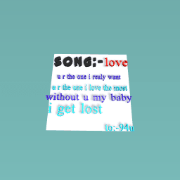 love song❤❤❤❤