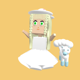 Cute Girl with Cute pet