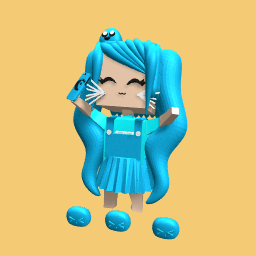 blue  girl