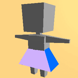 Rainbow colour changing skirt