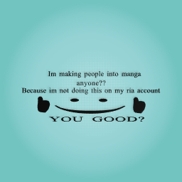 Making people into manga