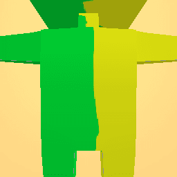 Green and yellow