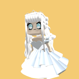 White ball dress girl