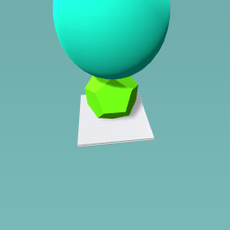 Emrald holding a bawnsy ball